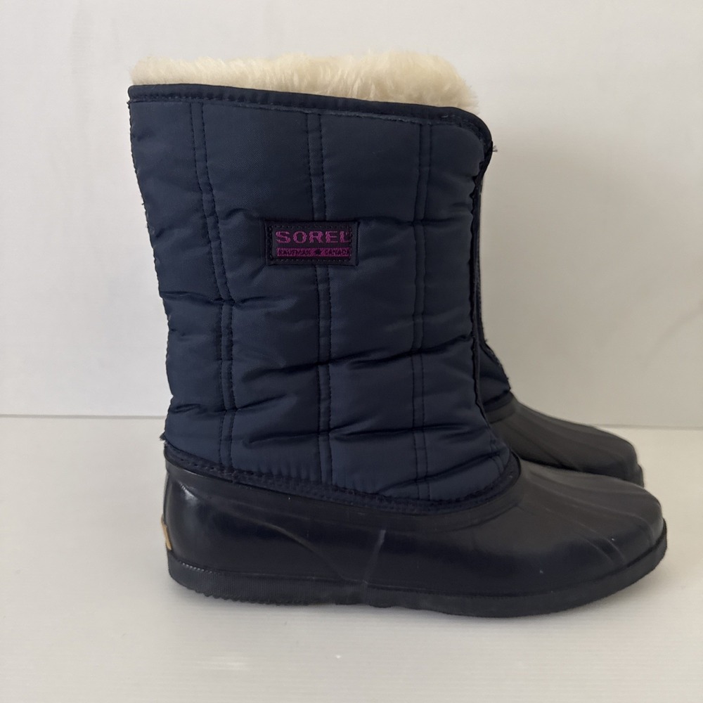 Vintage Sorel Kaufman Cabelas Canada Womens Blue Winter Boots Size 11‎ Snow EUC
